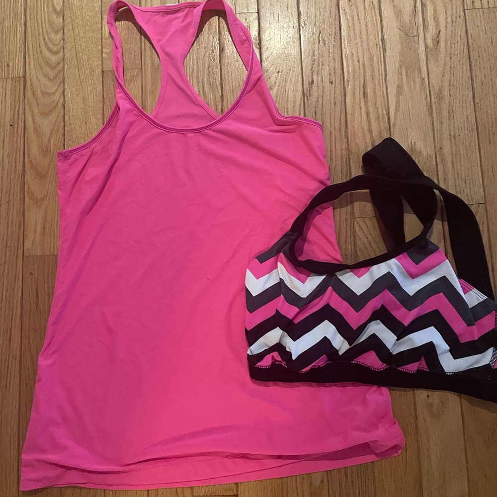Matching sports bra and tank!
